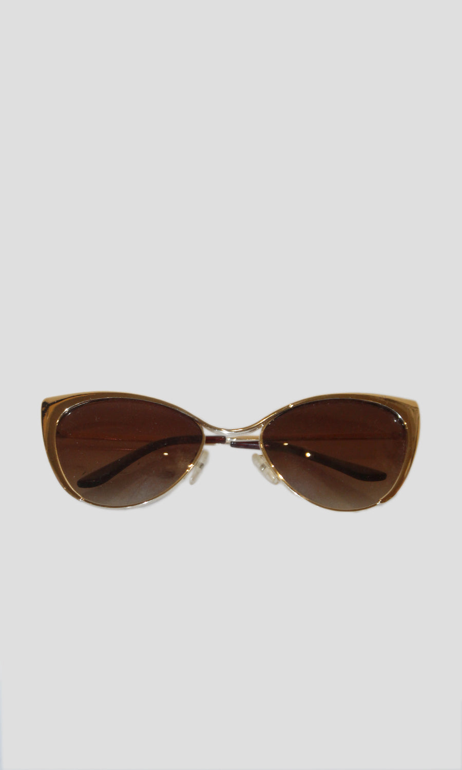 Gold Retro Cateye Sunglasses