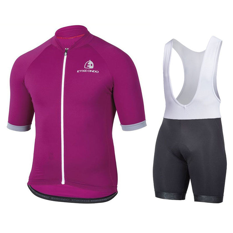 purple cycling jersey