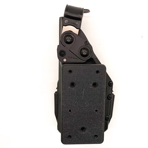 For the best Molle Adapter designed to fit the Safariland Taser 7 holster, shop Four Brothers holsters. Adjustable cant, 2-row molle vest width. Made in the USA