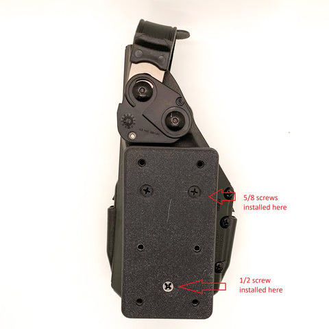 For the best Molle Adapter designed to fit the Safariland Taser 7 holster, shop Four Brothers holsters. Adjustable cant, 2-row molle vest width. Made in the USA