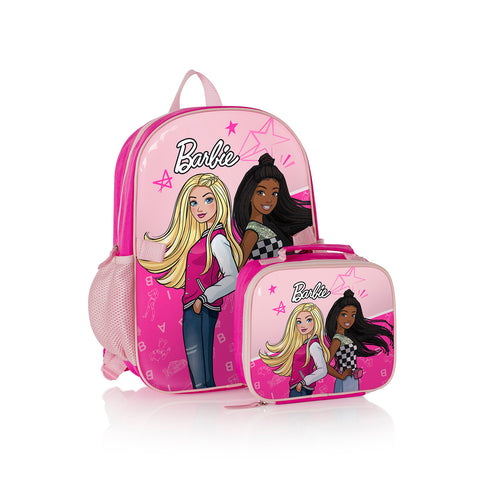 Barbie Girls 4 Piece Backpack Set | Kids Multicolor Rucksack Bundle with  School Bag, Pencil Case, Lunch Bag & Water Bottle