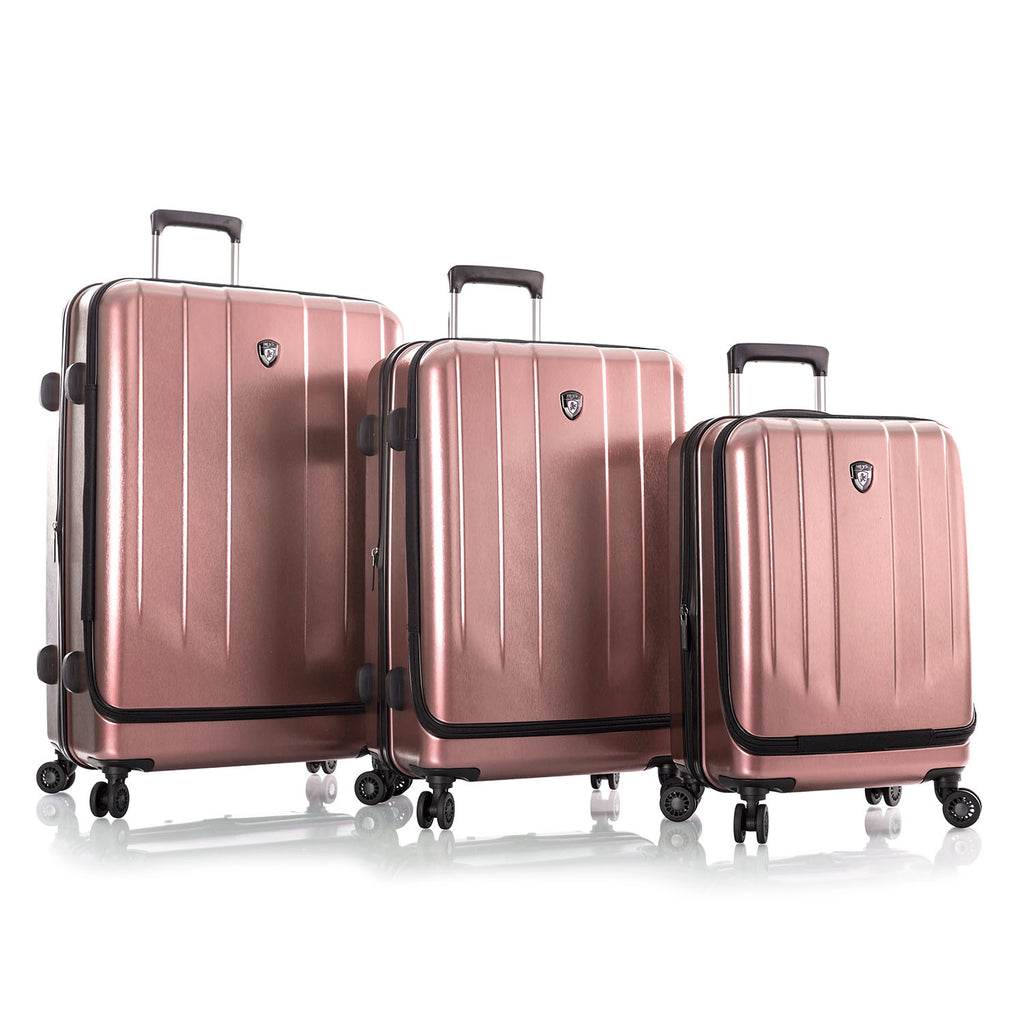 rose gold guess suitcase