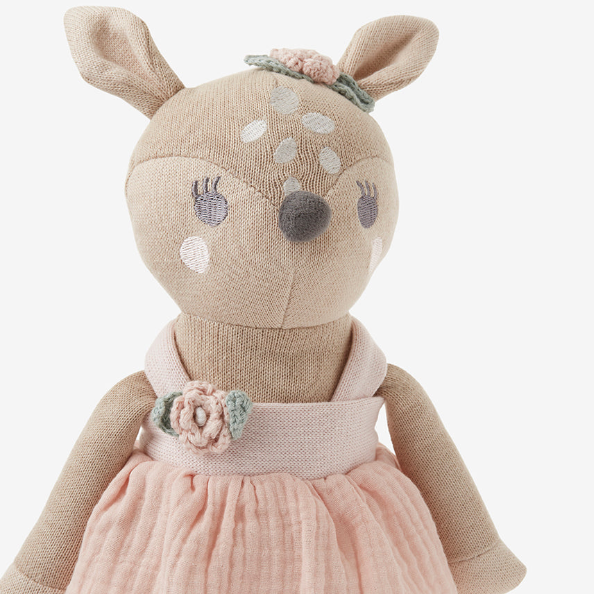 15 Fifi Fawn Baby Knit Toy Elegant Baby