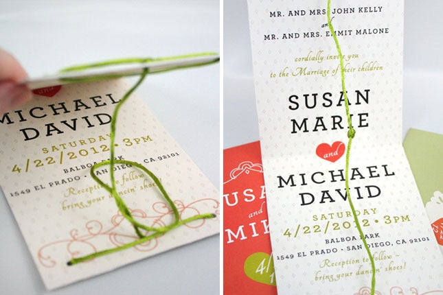 Tying the Knot Wedding Invitation