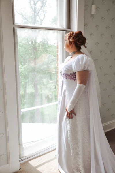 Angie's Wedding Dress with Cape