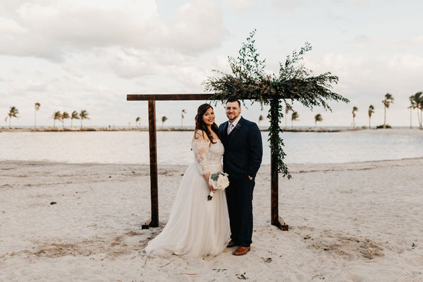 Gaby and Eric Fairy Tale Beach Wedding