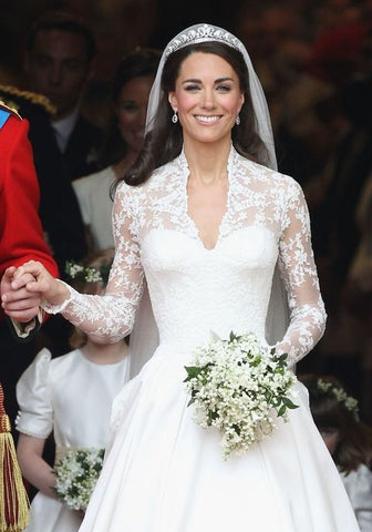 How to Wear a Lace Mantilla Wedding Veil – ieie