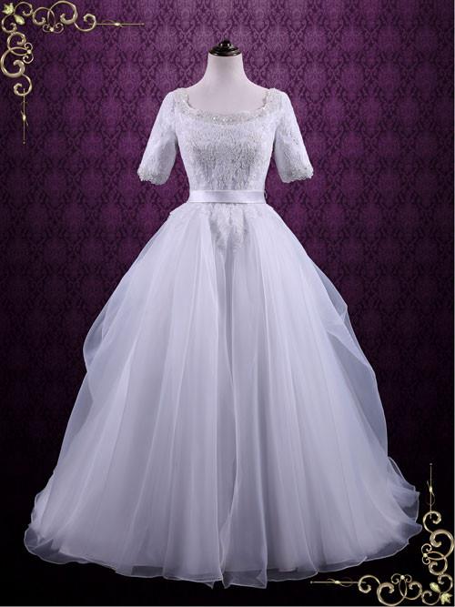 Modest Ball Gown Wedding Dress