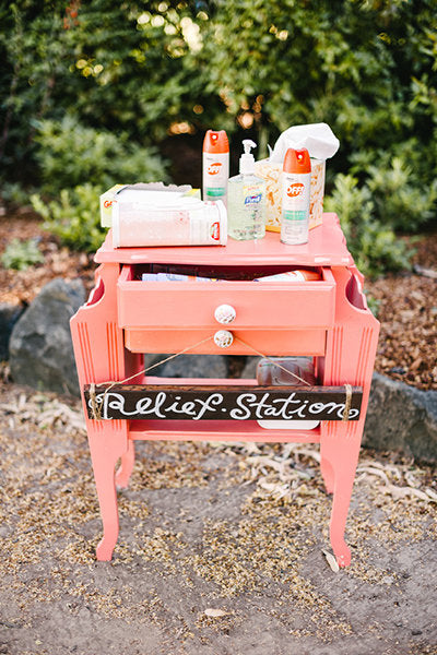 Summer Wedding Relief Station