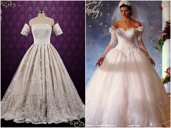 Retro wedding dresses, Wedding dresses, Dramatic wedding dress