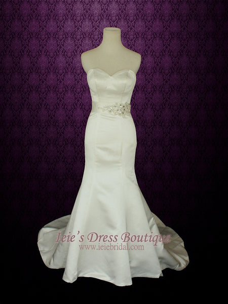 Elegant Strapless Mermaid Wedding Dress | Anne – ieie