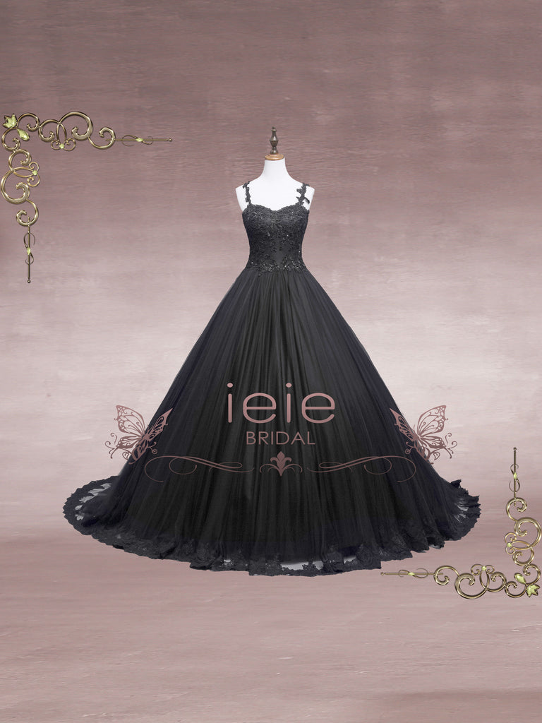 ball gown with lace