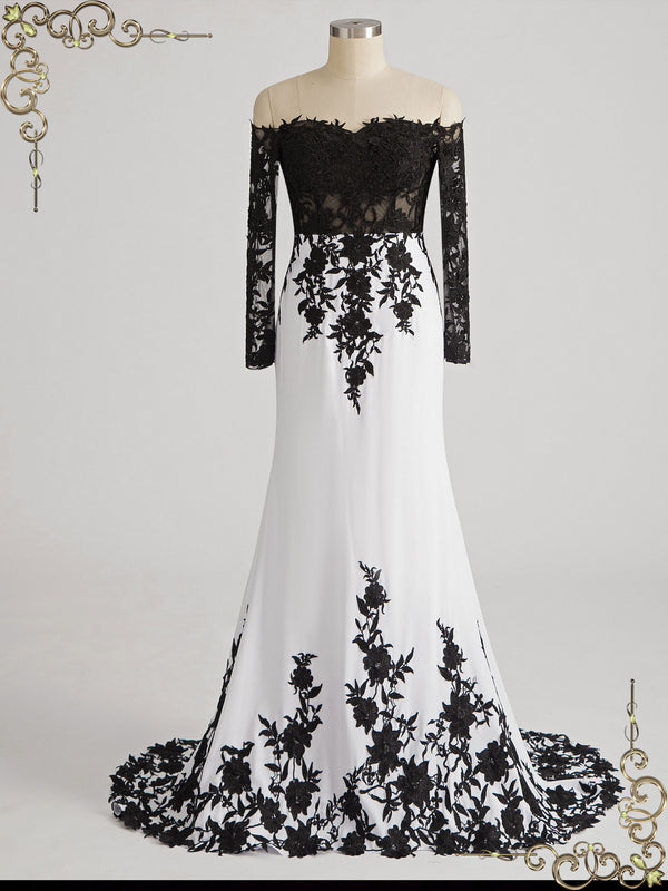 Gothic Black Lace Wedding Dress with Red Lining Blair Size 24W / Black