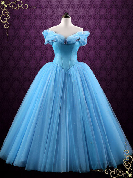  Cinderella  Blue  Ball Gown  Evening Dress  Cinderella  ieie