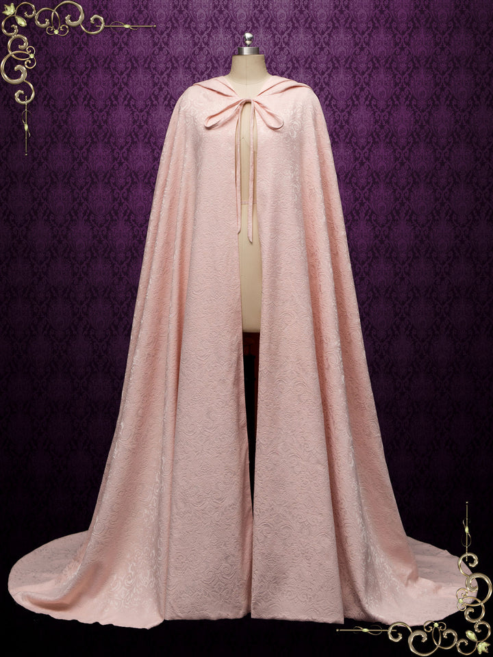 Medieval Cotton Jacquard Wedding Cloak Y200502
