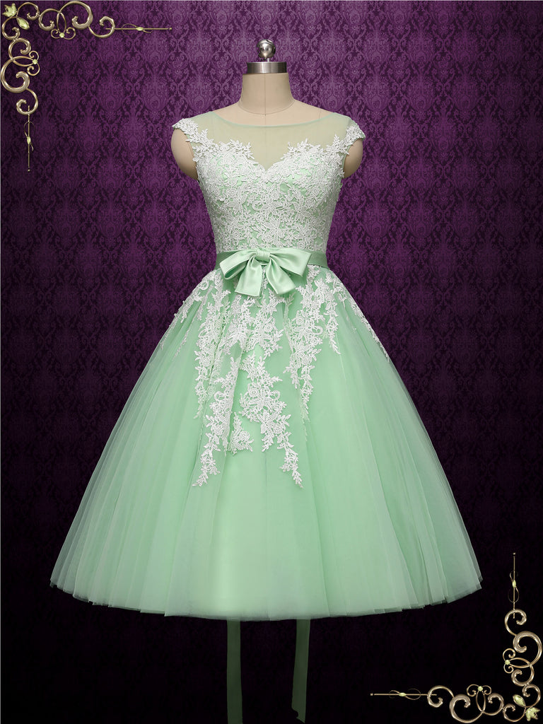 short green wedding dresses