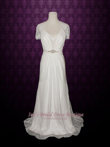 Ready to Wear Slim A-line Premium Chiffon Wedding Dress ASHLEY – ieie ...