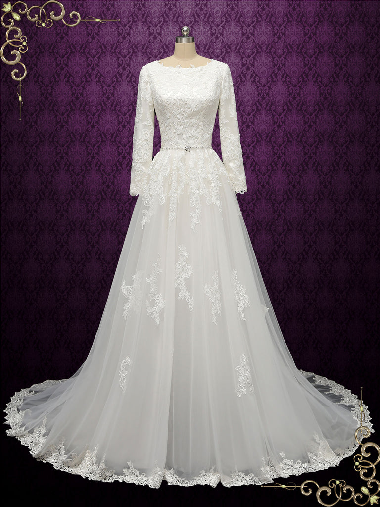 elegant modest wedding dresses