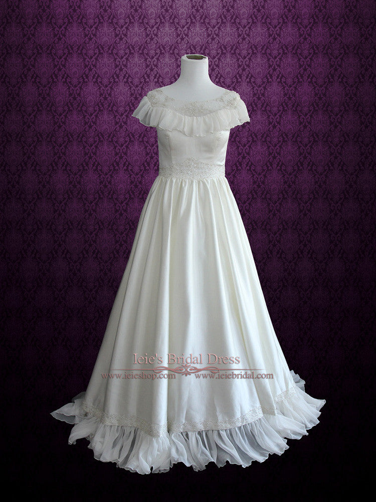 Victorian Vintage Style Wedding Dress 