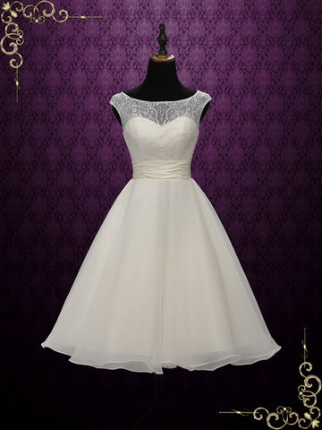 Wedding Dresses & Veils: Vintage Lace, Modest, Tea Length, Boho, Beach
