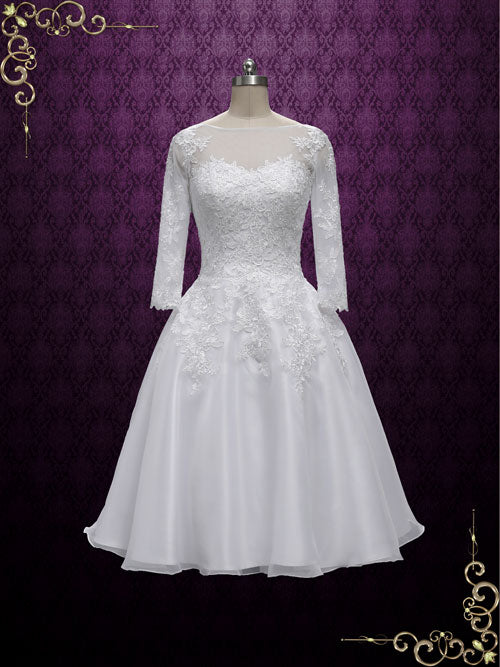 short and tea length wedding dresses
