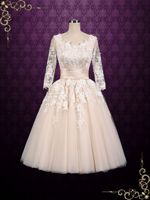 Retro 50s Vintage Style Wedding Dress 