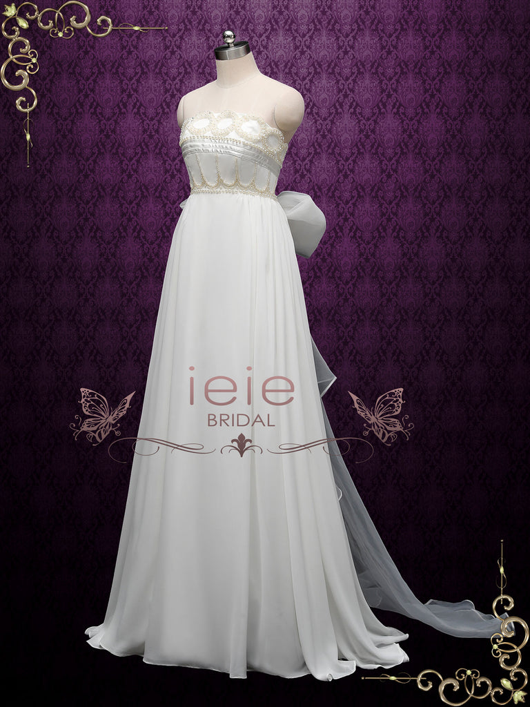 white lace baptism dress