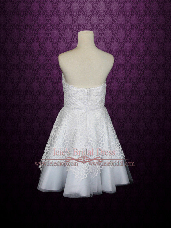 Short Lace Wedding Dress | Nancy – ieie Bridal