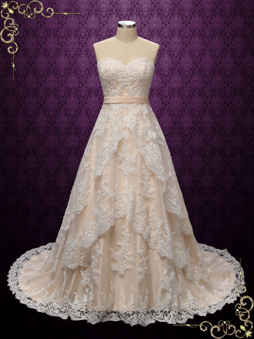 ankara white lace dresses
