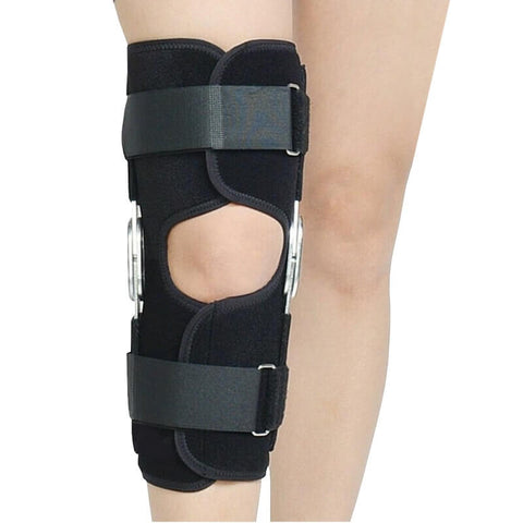 KneeAssist is a knee brace for post surgery care and ACL and meniscus tear and injury prevention. It has an open patella design to relieve pressure on the knee caps.