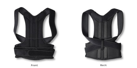 Closeup image of the posture corrector with lumbar support.