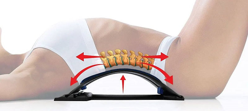 SpineCracker helps to decompress the spine, releasing pressure off pinched nerves, and relieves back pain.