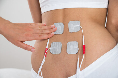 Electrical TENS stimulation can be used to treat lower back pain.