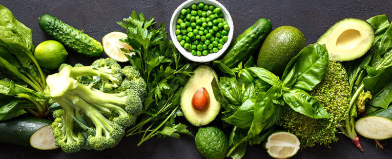 Image of dark green leafy vegetables.