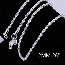 Load image into Gallery viewer, Necklace, S. S. Twist Rope Chain-Overseas-Bella&#39;s PetStor