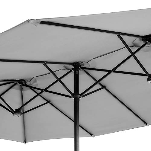 Superjare 14 Ft Outdoor Patio Umbrella Extra Large Double Sided Desig A C Custom Furniture