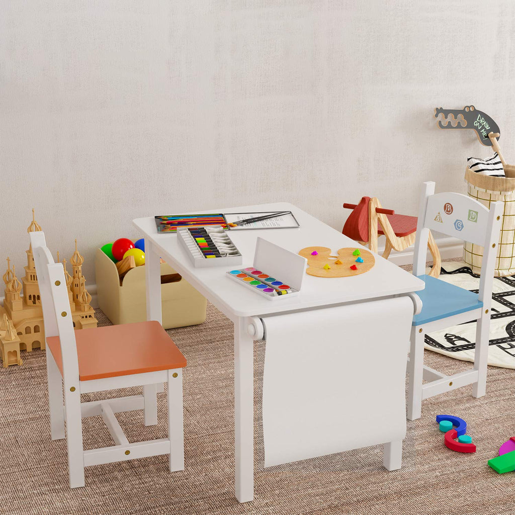 kids wooden table and chairs
