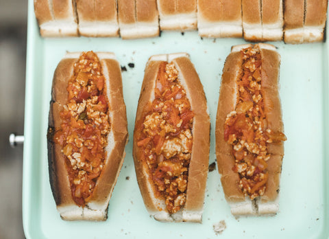 Super-fast sloppy joe hot dog