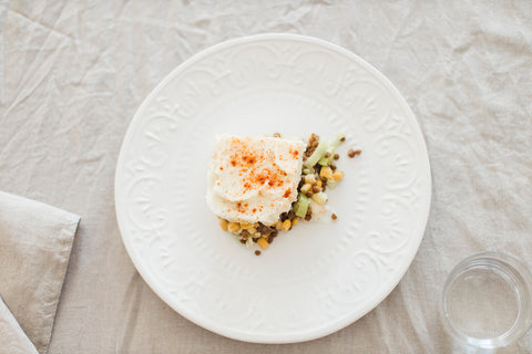 Image of the vegetarian shepherd's pie recipe by Les Belles Combines