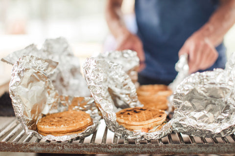 Grilled cheese with waffles