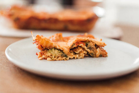 Lasagne aux légumes verts