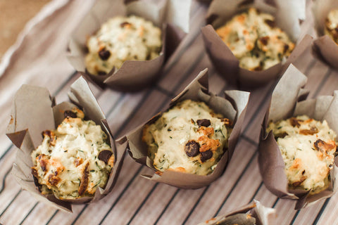 Muffins aux courgettes et chocolat noir