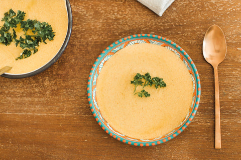 Coconut-carrot meal soup