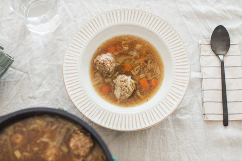 Hearty Meatball Soup