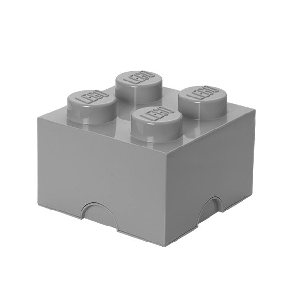 Vermenigvuldiging Algemeen Bij naam Lego Opbergbox Brick 4 Lichtgrijs – De Gele Flamingo