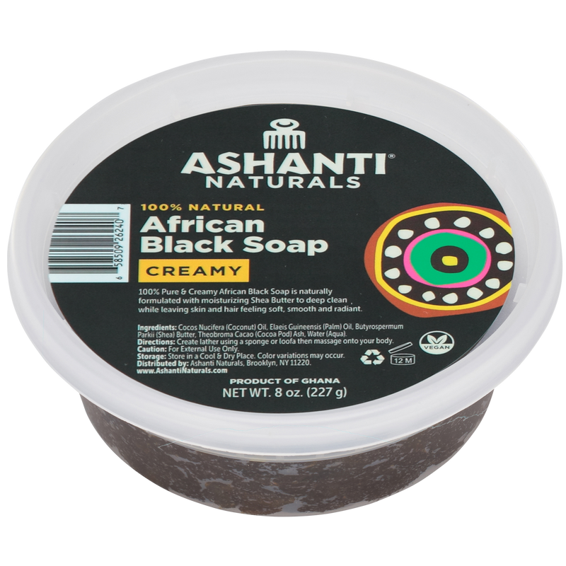 Ashanti 100 Creamy African Black Soap 16 Oz Back2africa