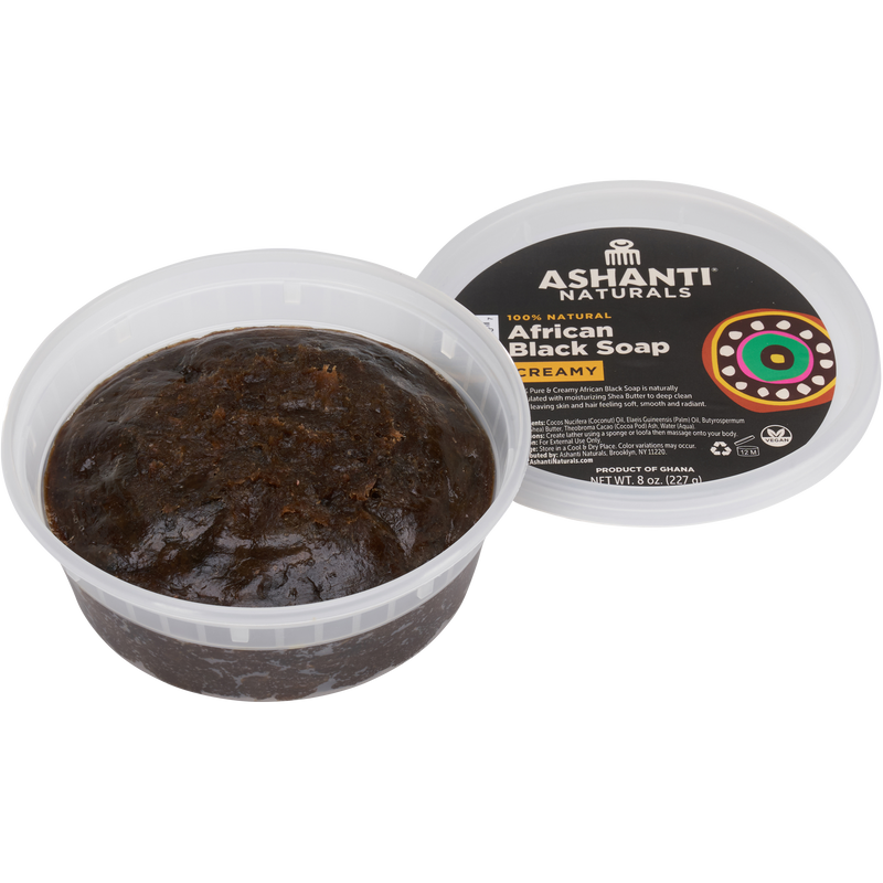 Ashanti 100 Creamy African Black Soap 16 Oz Back2africa