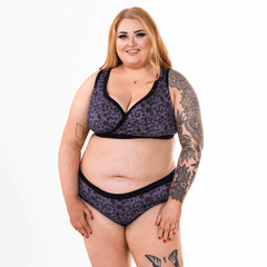 Bex is wearing a Stormy Lace bra and briefs