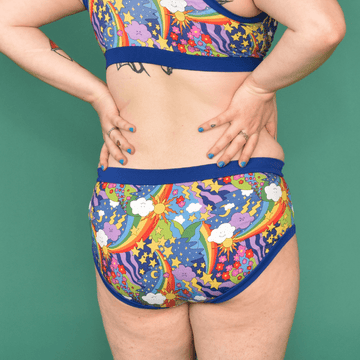 Molke - Give your boobs and you bum some Molke joy with our awesome Retro  Rainbows collection - now live on the website! Available in our super  supportive Original Molke bra (rating