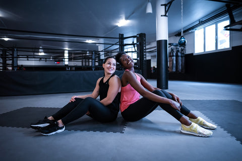 two women at gym tripulse activewear